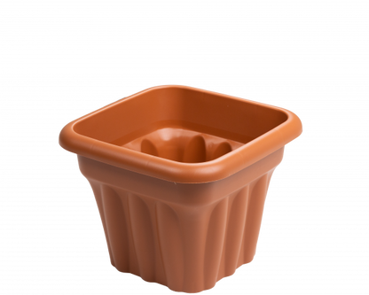 Vista 33cm Square Planter Terracotta