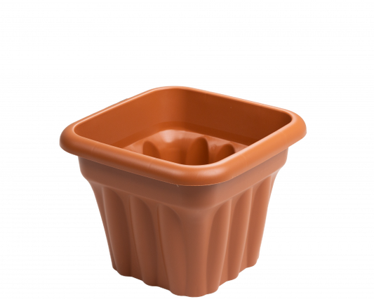 Vista 33cm Square Planter Terracotta