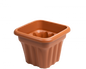 Vista 33cm Square Planter Terracotta