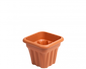 Vista 25cm Square Planter Terracotta