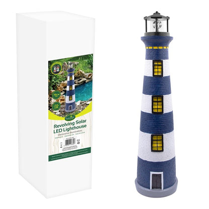 Solar Revolving LED Lighthouse - 75cm