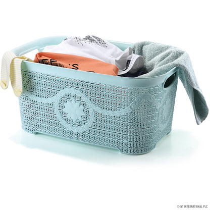 Élevez Votre Maison avec Style : Panier à Linge en Tricot pour une Vie Chic et Organisée