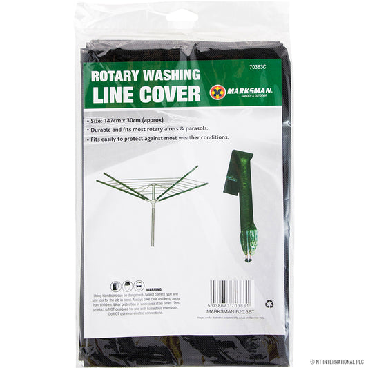 Protect Your Rotary Washing Line with a Durable Cover - 147 x 30cm Weather-Resistant Airer Cover
