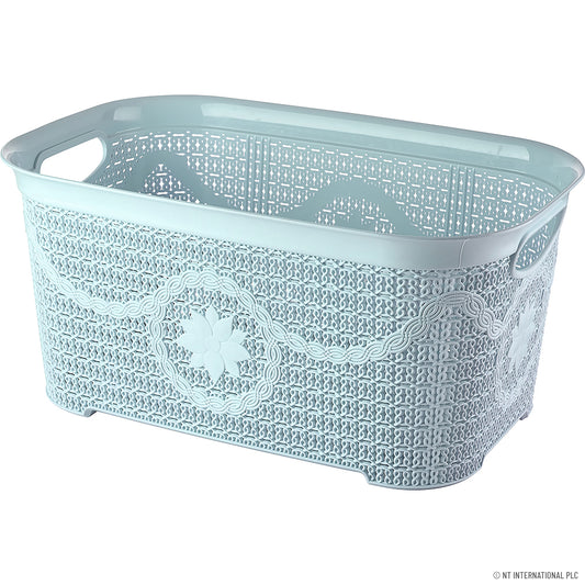 Elevate Your Home with Style Knit Laundry Basket for Chic and Organized Living