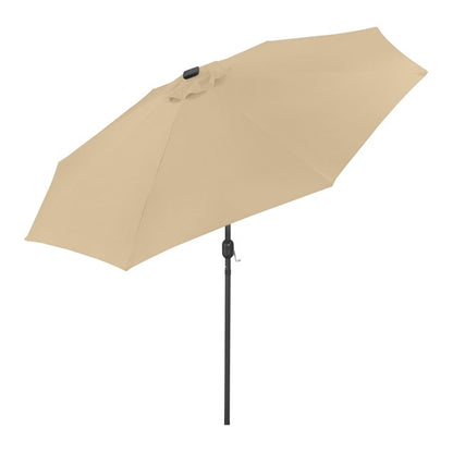 2.7M 32 SolarLED Parasol W/8 Ribs-Beige 4249C