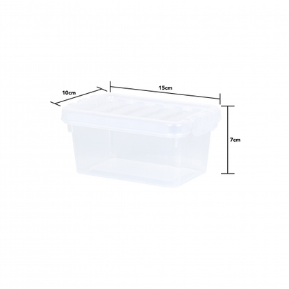 Crystal 500ml Box & Lid Clear