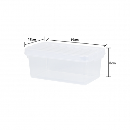 Crystal 1.1L Box & Lid Clear