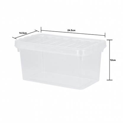 Crystal 2.6L Box & Lid Clear
