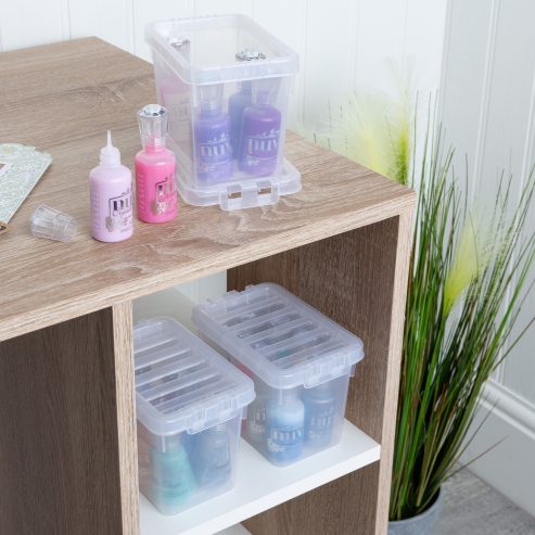 Boîte et couvercle Crystal 800ml transparents