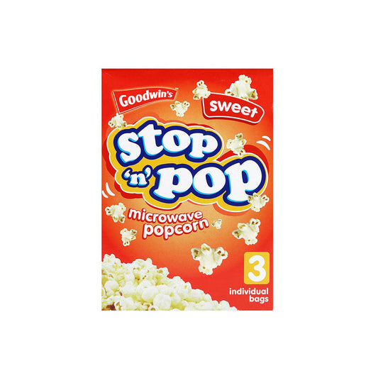 Maïs soufflé sucré à faire au micro-ondes Stop 'N' Pop 3x85g