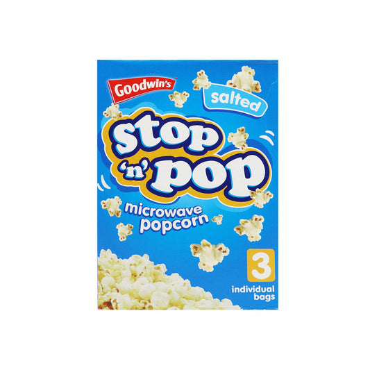 Popcorn salé à micro-ondes Stop 'N' Pop 3x85g