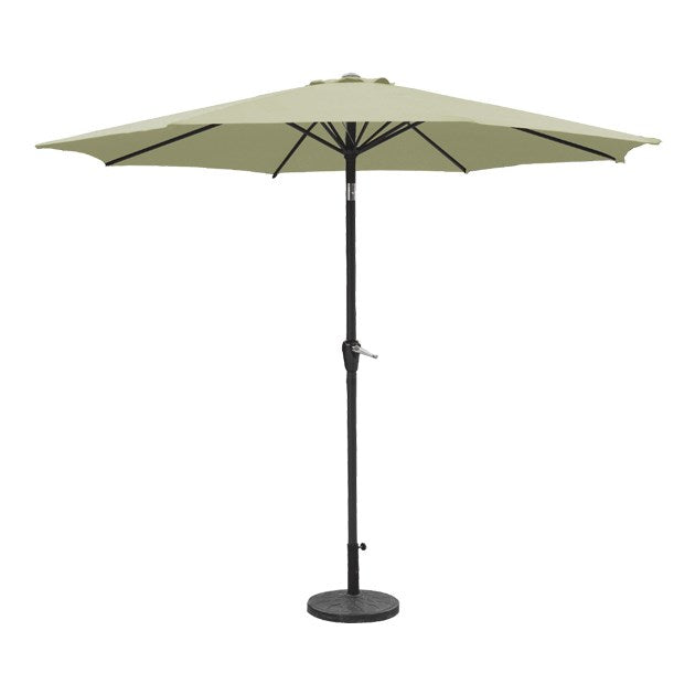 2.7M Parasol Crank & Tilt 6 Ribs Beige