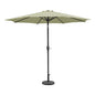 2.7M Parasol Crank & Tilt 6 Ribs Beige