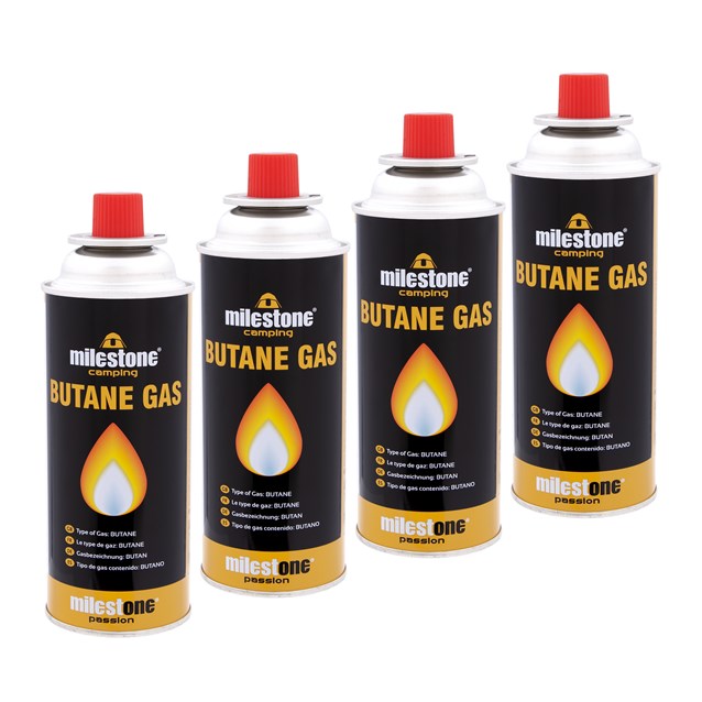 Lot de 4 cartouches de gaz butane