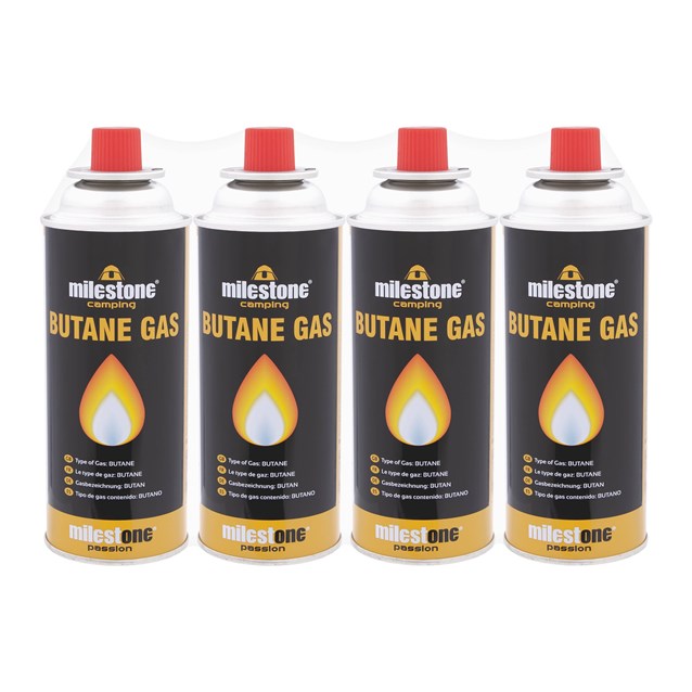 Lot de 4 cartouches de gaz butane