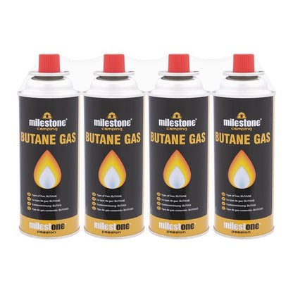 Lot de 4 cartouches de gaz butane