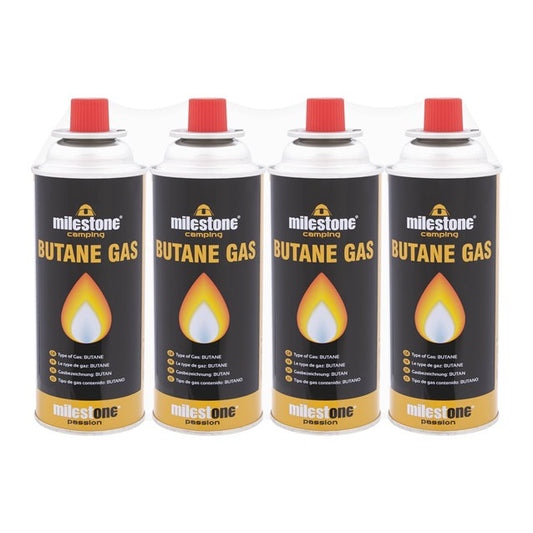 Lot de 4 cartouches de gaz butane