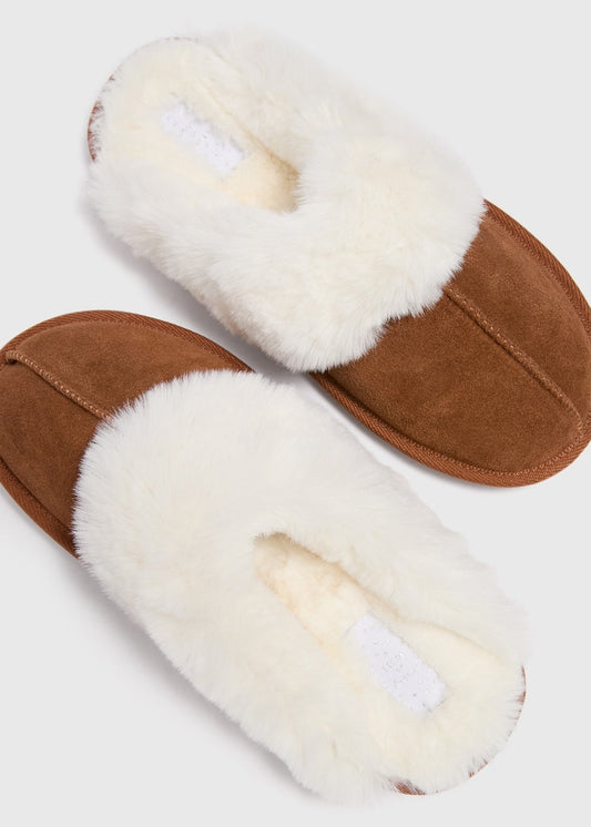 Chaussons Femme Cognac Taille 38/39