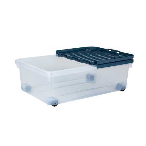 Wheeled 32L Box & Lid Folding Navy