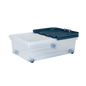 Wheeled 32L Box & Lid Folding Navy