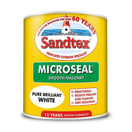Sandtex Ultra Smooth Masonry Pure Brilliant White 1L
