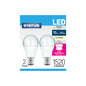 15w = 100w = 1520 lumens -  LED - A60 GLS - BC - PA -Pearl - Cool White - 2 pk box