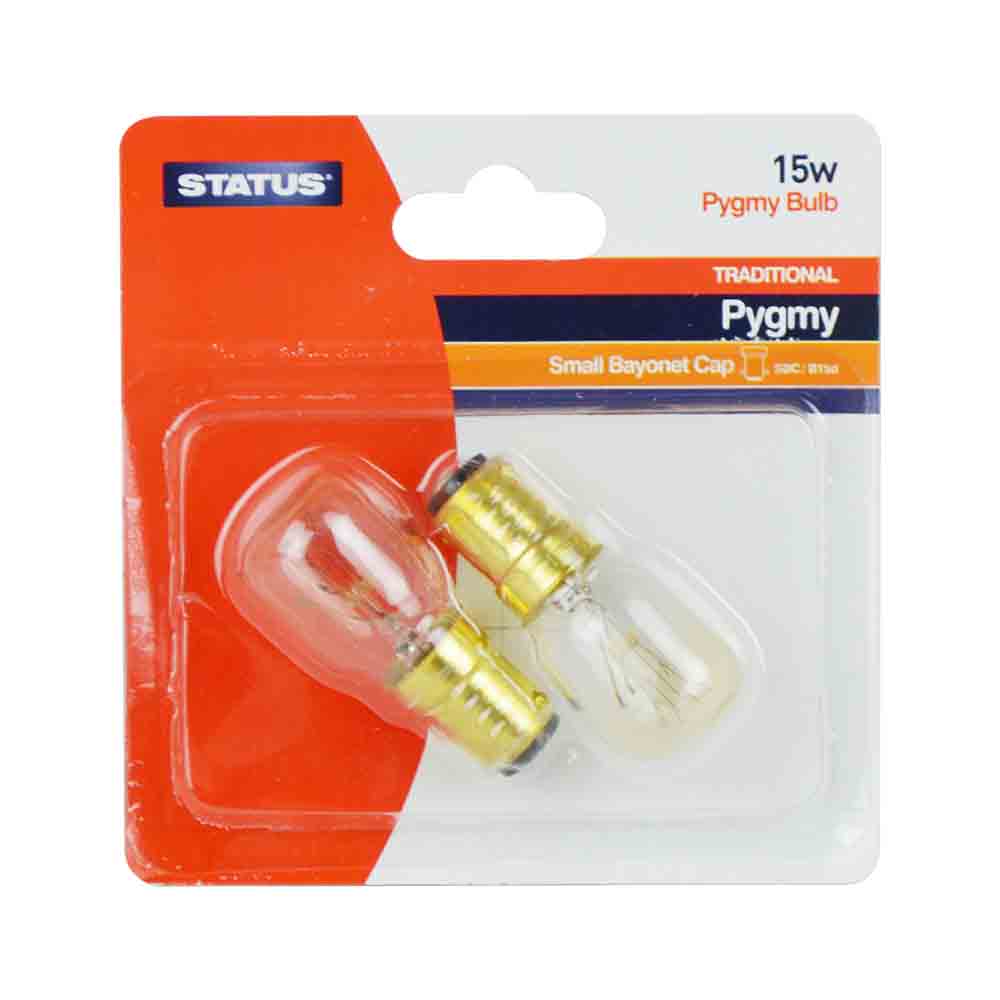 15w -Pygmy - SBC - Clear - 2 pk