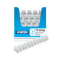 15 amp - Terminal Block - Clear- "bulk" - 12 blocks per strip