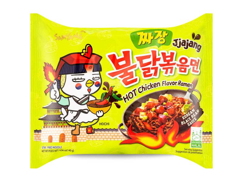 Samyang Buldak Jjajang Hot Chicken Flavour Ramen (Korean Black Bean Sauce)