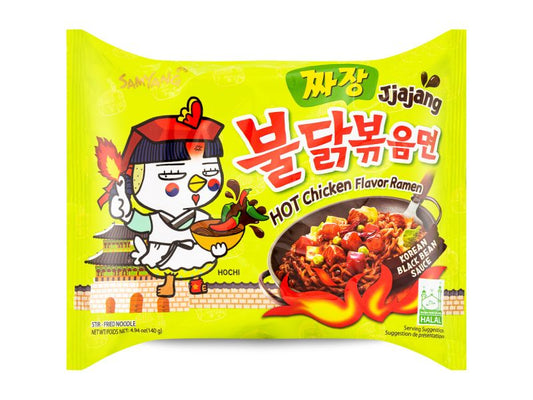 Samyang Buldak Jjajang Hot Chicken Flavour Ramen (Korean Black Bean Sauce)