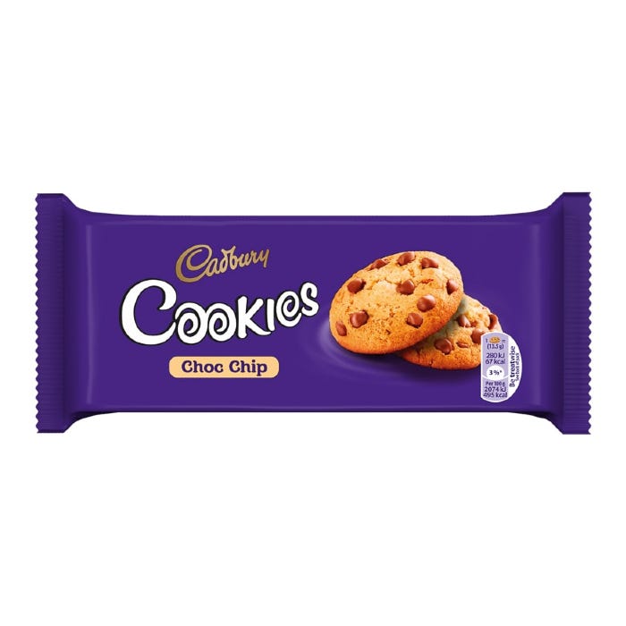 Cadbury Chocolate Chip Cookies 135g