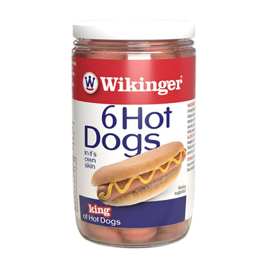 Saucisses de Strasbourg Wikinger 6 Hot Dogs 345g