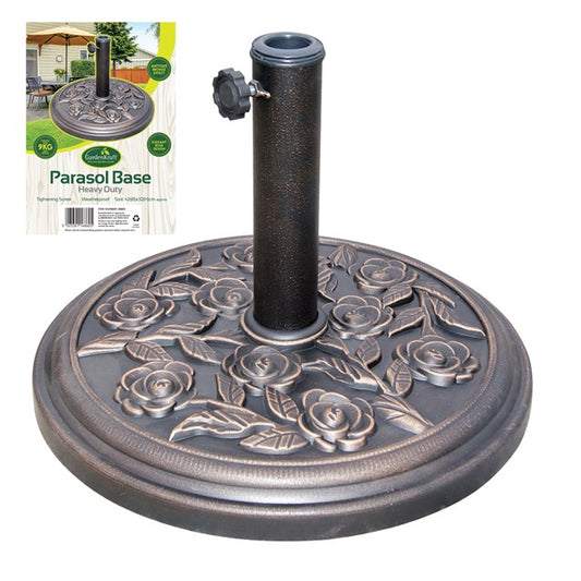 Rose Resin Parasol Base - 9KG