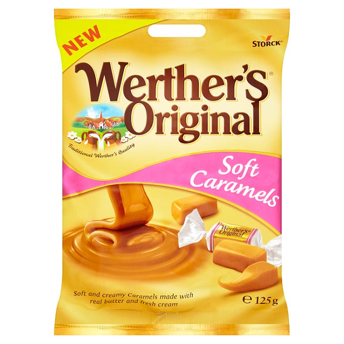 Werther's Original Soft Caramel, 125g