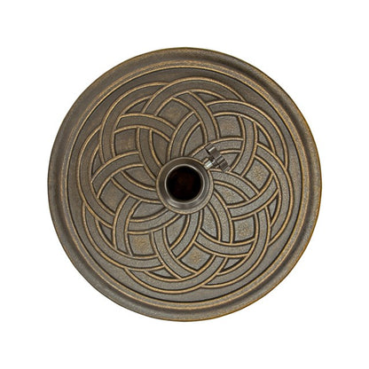 Pied de parasol en résine motif celte - 12 kg