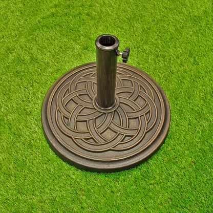 Pied de parasol en résine motif celte - 12 kg