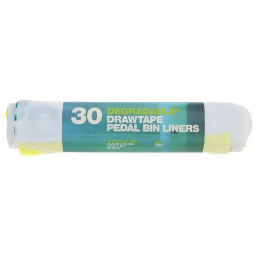 30 Degradable Pedal Bin Liners Bags