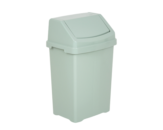 Casa 8L Swing Bin Silver Sage