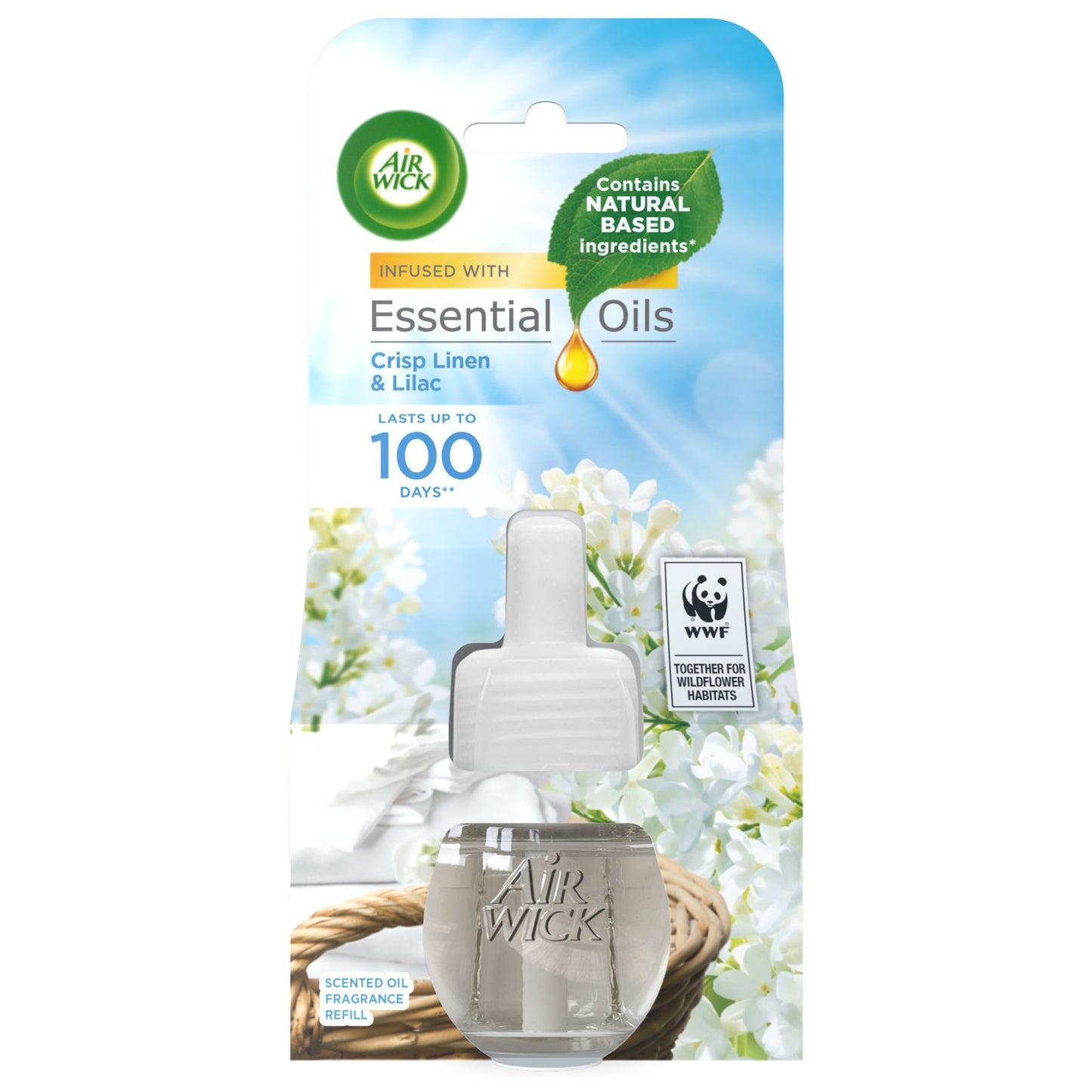 AIRWICK ELECTRIC REFILL CRISP LINEN & LILAC (C)