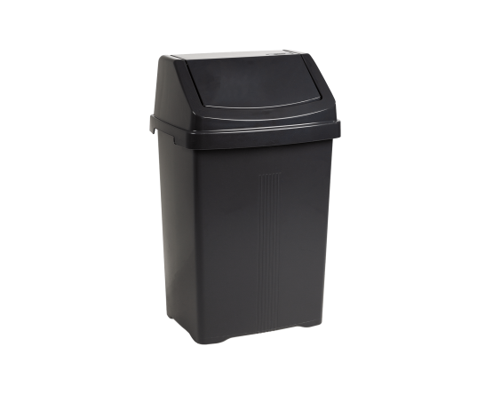 Casa 25L Swing Bin Midnight