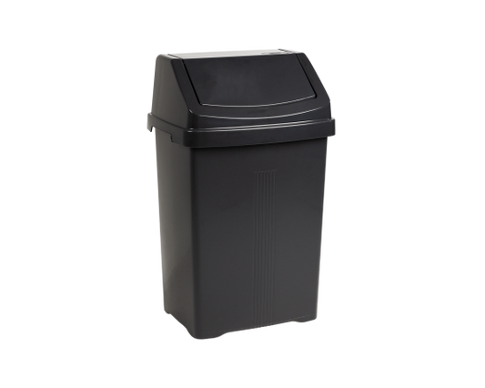 Casa 25L Swing Bin Midnight