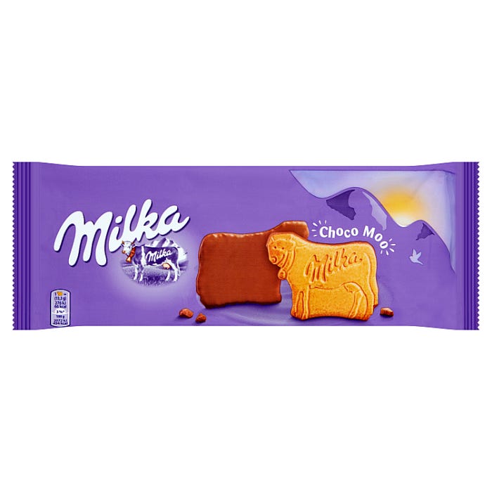 Milka Choco Moo Chocolate Biscuits, 200g