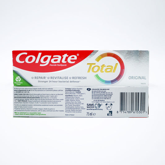 DENTIFRICE COLGATE TOTAL ORIGINAL 75ml