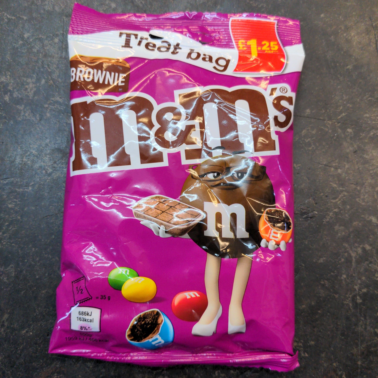 Boutons de brownie M&M