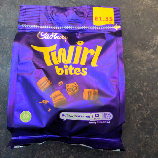 Cadburys Twirl bites