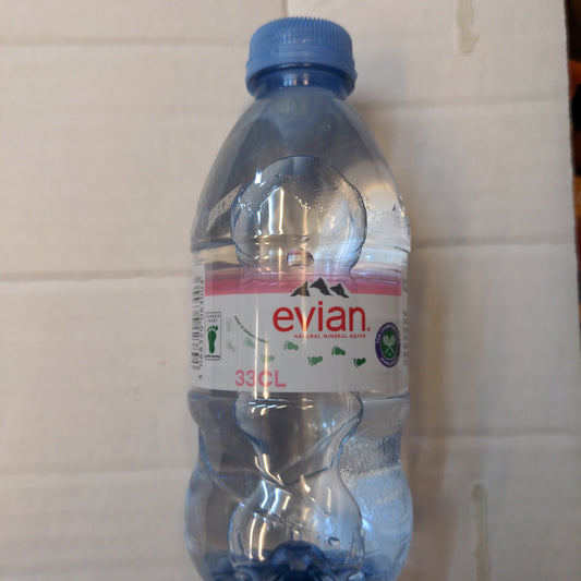 Evian Natural Mineral water 33cl