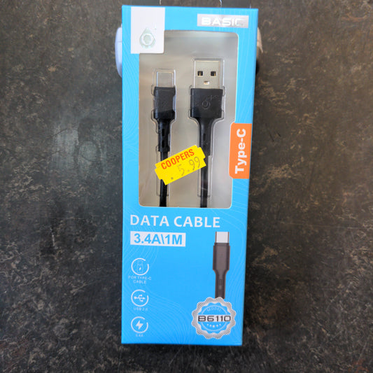 Câble de données USB vers Type C 1m
