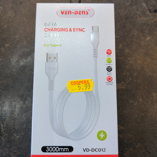 USB To Type C Cable 3m