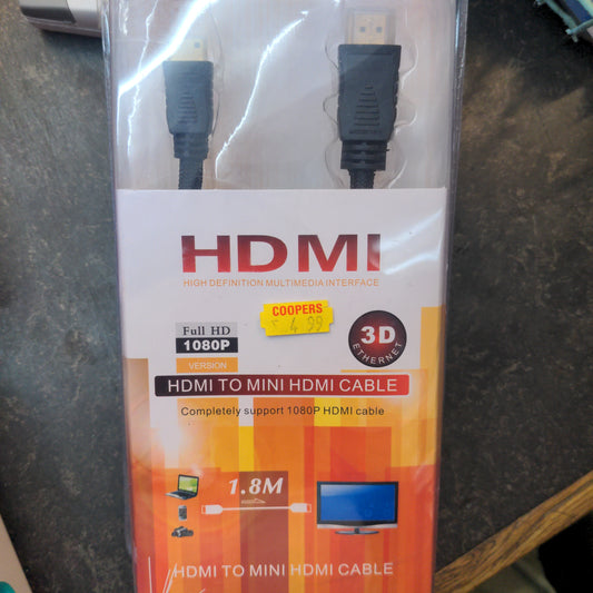 Câble HDMI vers Mini HDMI Full HD 1080p