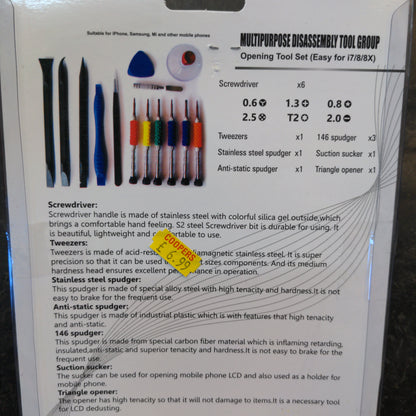 Multipurpose Tool Set For Mobiles And Laptop